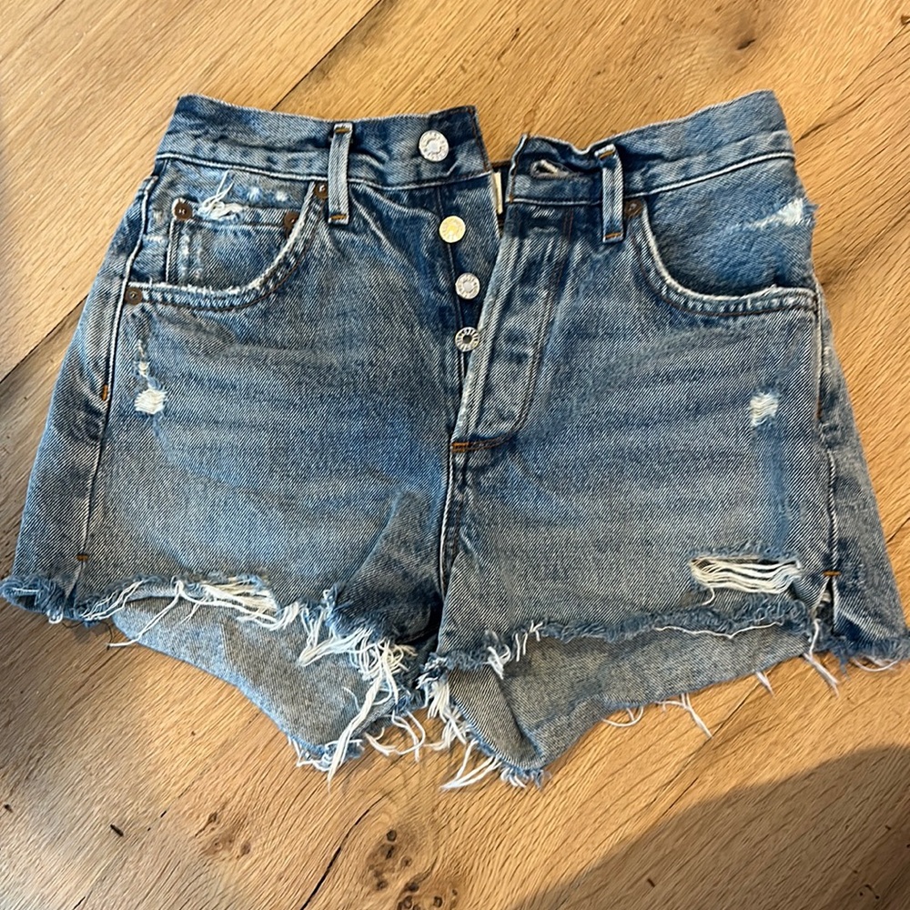 NWOT AGOLDE Denim Shorts
